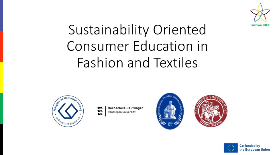 Sustainability oriented consumer education in fashion and textiles