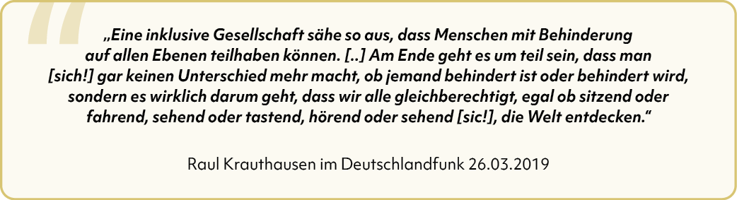 Zitat Raul Krauthausen 